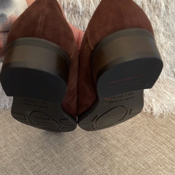 Luca Grossi  per LA NOUVELLE Trieste Brown Suede Made in Italy Size 36 - Picture 6 of 11